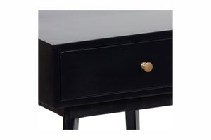 Porter Designs Capri Solid Wood Modern Nightstand Black 04-108-04-6841
