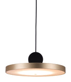 Zuo Modern Mozu Steel Modern Commercial Grade Ceiling Lamp Gold, Black Steel