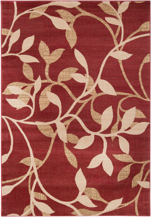 Riley RLY-5011 Traditional Polypropylene Rug RLY5011-5376 Tan, Dark Brown, Beige, Khaki, Dark Red 100% Polypropylene 5'3" x 7'7"