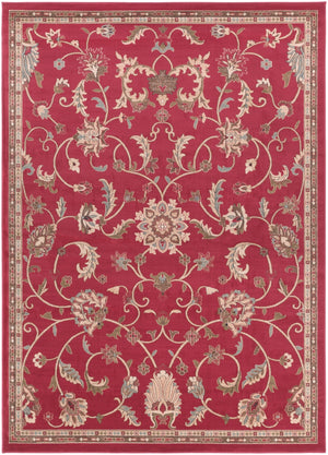 Riley RLY-5024 Traditional Polypropylene Rug RLY5024-7101010 Brick, Khaki, Tan, Medium Gray, Dark Brown, Camel 100% Polypropylene 7'10" x 10'10"