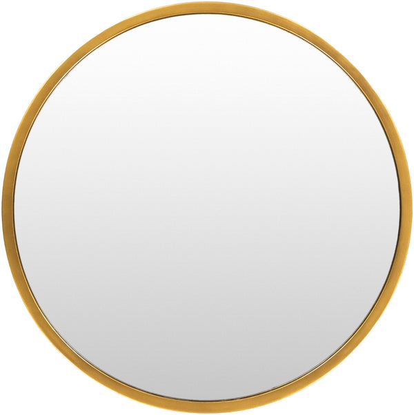 Carmen RME-001 Modern Metal, Manufactured Wood Mirror RME001-4040  Metal, Manufactured Wood 40"H x 40"W