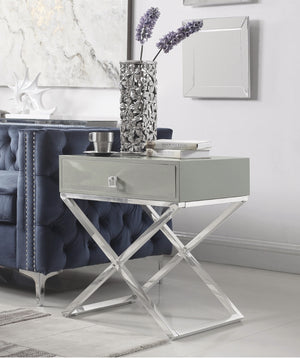 Ithaca Grey Side Table