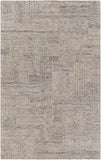 Rosario ROA-2300 Modern Polyester, Wool Rug ROA2300-81012 Charcoal, Medium Gray, Taupe, Beige 80% Polyester, 20% Wool 8'10" x 12'