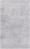 Rosario ROA-2302 Modern Polyester, Wool Rug ROA2302-81012 Charcoal, Medium Gray, Light Gray 80% Polyester, 20% Wool 8'10" x 12'