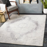 Roma ROM-2312 Traditional Polypropylene Rug ROM2312-9123 Light Gray, Cream, Camel 100% Polypropylene 9' x 12'3"