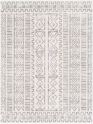 Roma ROM-2328 Global Polypropylene Rug ROM2328-9123 White, Light Gray, Medium Gray 100% Polypropylene 9' x 12'3"