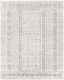 Roma ROM-2328 Global Polypropylene Rug ROM2328-71010 White, Light Gray, Medium Gray 100% Polypropylene 7'10" x 10'