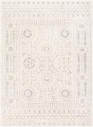Roma ROM-2332 Global Polypropylene Rug ROM2332-9123 White, Medium Gray 100% Polypropylene 9' x 12'3"