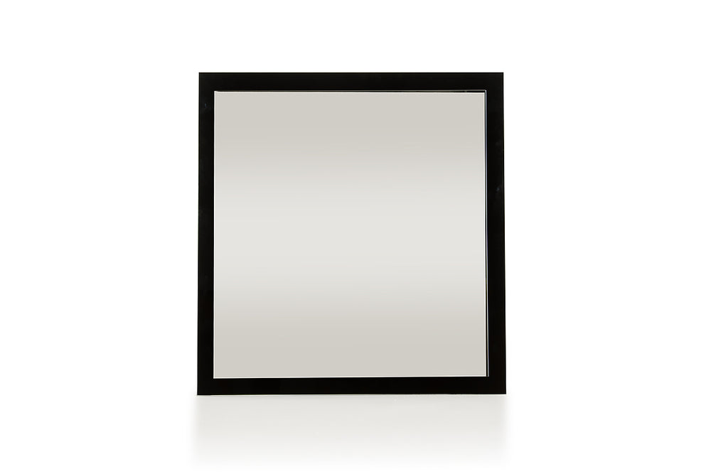 VIG Furniture Nova Domus Romeo Italian Modern Black & Rosegold Mirror VGACROMEO-MIR