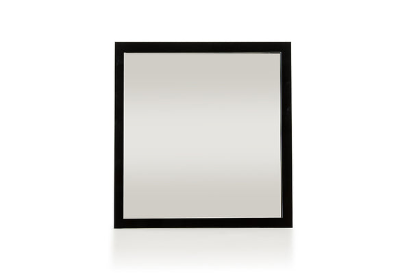 VIG Furniture Nova Domus Romeo Italian Modern Black & Rosegold Mirror VGACROMEO-MIR