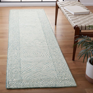 Safavieh Roslyn 351 Handtufted 100% Wool Rug Green / Blue ROS351J-9