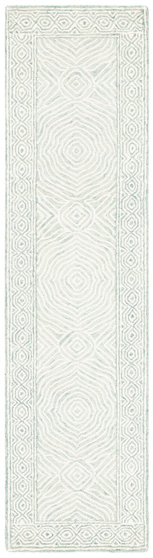 Safavieh Roslyn 351 Handtufted 100% Wool Rug Green / Blue ROS351J-9