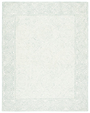 Safavieh Roslyn 351 Handtufted 100% Wool Rug Green / Blue ROS351J-9