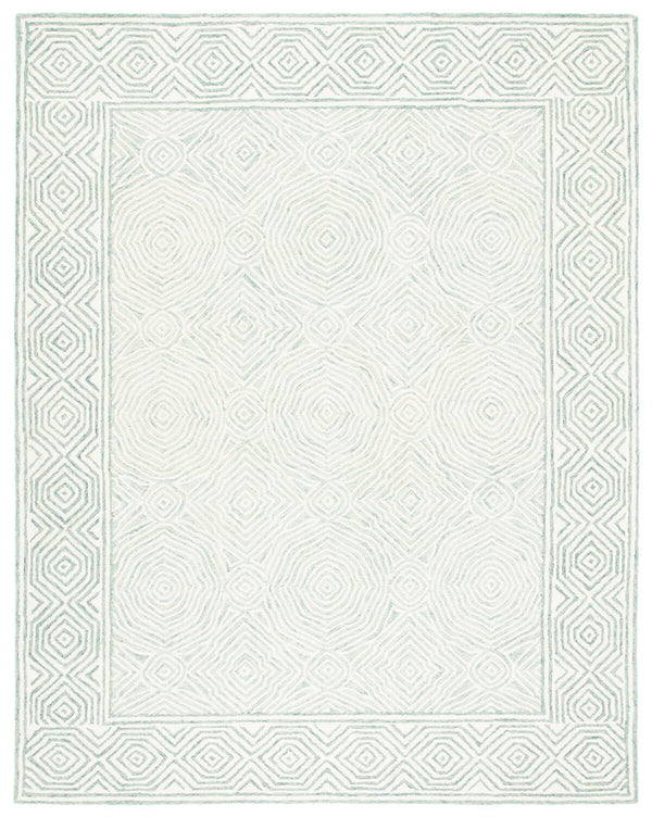 Safavieh Roslyn 351 Handtufted 100% Wool Rug Green / Blue ROS351J-9