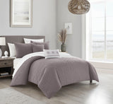 Davina Lavender King 5pc Comforter Set