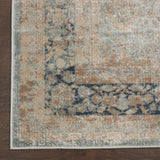 Nourison kathy ireland Home Malta MAI10 Vintage Machine Made Power-loomed Indoor only Area Rug Cloud 5'3" x 7'7" 99446376107