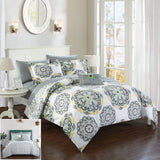 Barcelona Grey Full/Queen 8pc Comforter Set