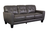 Porter Designs Penner Top Grain Leather Modern Sofa Gray 02-189C-01-3078