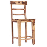 Porter Designs Taos Solid Sheesham Wood Natural Counter Chair Natural 07-196-02-9026-1