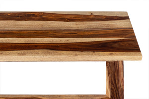 Porter Designs Kalispell Solid Sheesham Wood Natural Console Table Natural 05-116-10-PDU125