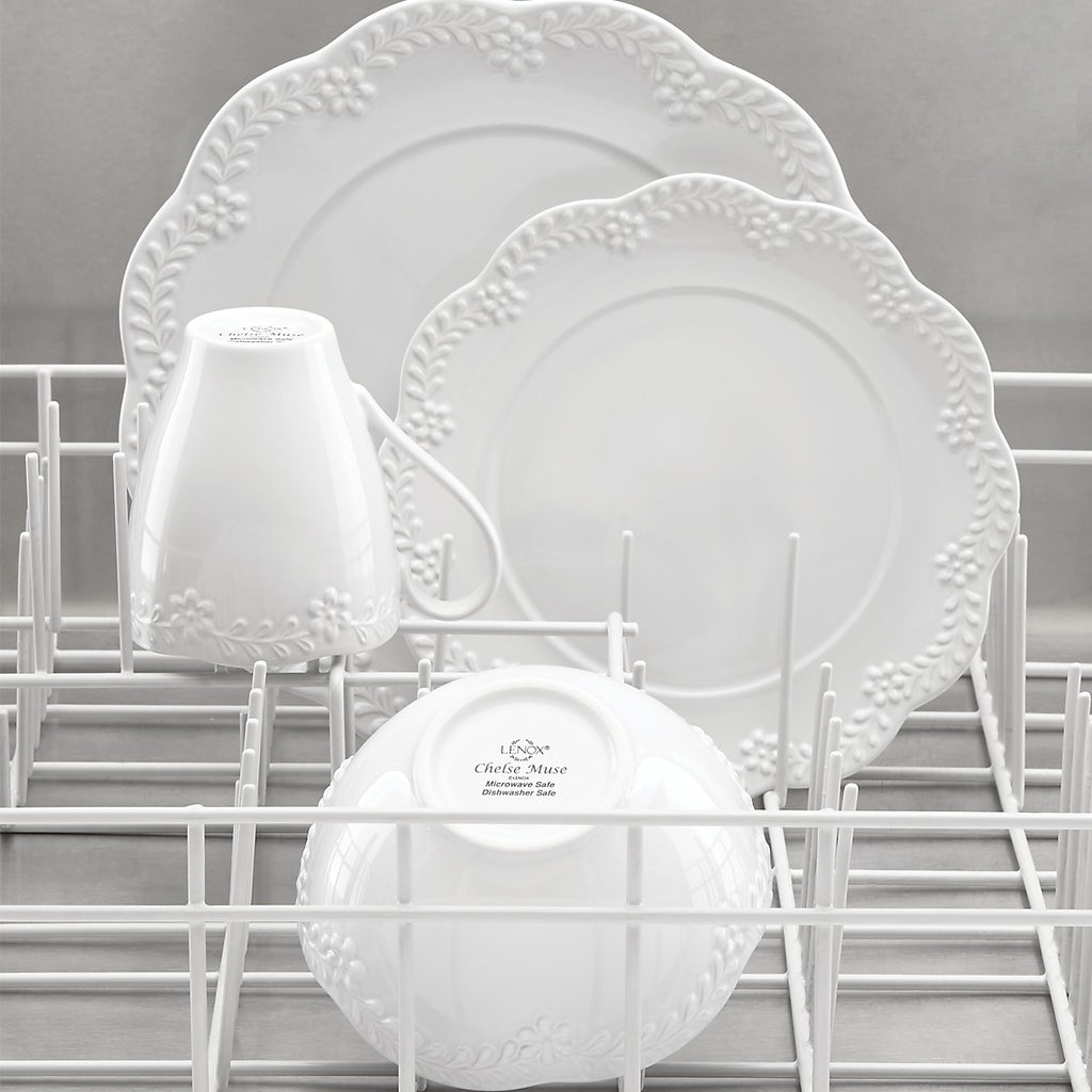 Chelse Muse Floral White™ 12-Piece Dinnerware Set