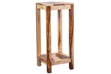 Porter Designs Sheesham Accents Solid Wood Natural End Table Natural 05-116-07-0004