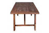 Porter Designs Kalispell Solid Sheesham Wood Natural Dining Table Natural 07-116-01-PDU116H