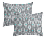 Jake Turquoise Queen 10pc Comforter Set