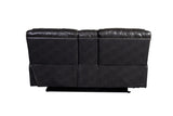 Porter Designs Ennis Triple Power seat Transitional Reclining Console Love Black 03-202C-02-4830