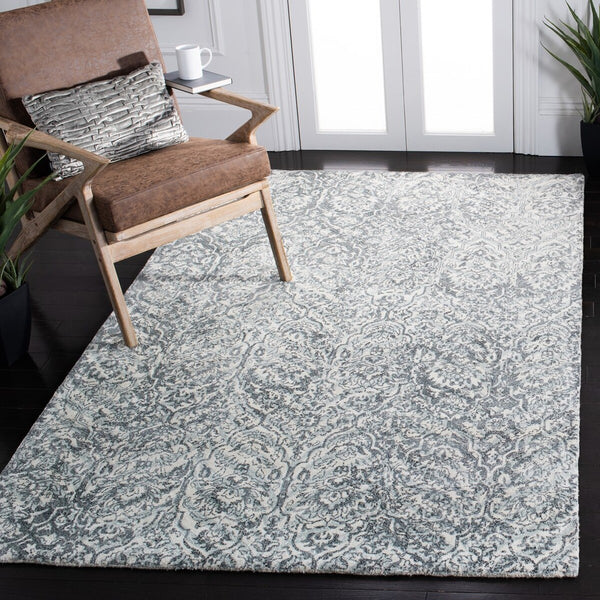 Safavieh Restoration Vintage 115 Hand Tufted 50% Wool and 50% Viscose Pile Rug RVT115A-8