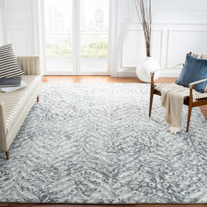 Safavieh Restoration Vintage 115 Hand Tufted 50% Wool and 50% Viscose Pile Rug RVT115A-8