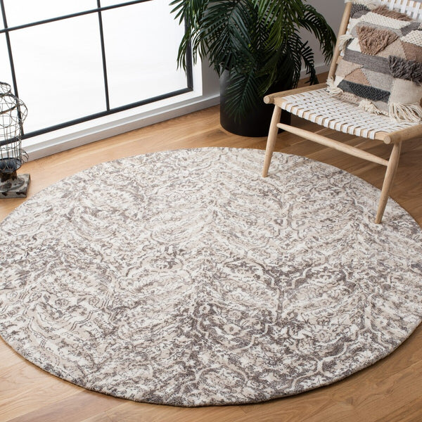 Safavieh Restoration Vintage 115 Hand Tufted 50% Wool and 50% Viscose Pile Rug RVT115B-8