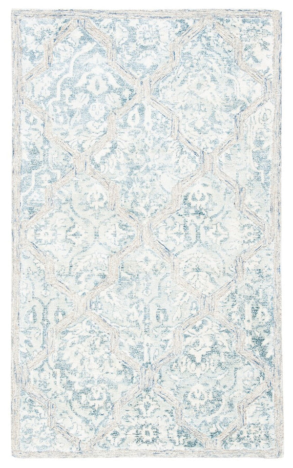 Safavieh Restoration Vintage 116 Hand Tufted 50% Wool and 50% Viscose Pile Rug RVT116M-8
