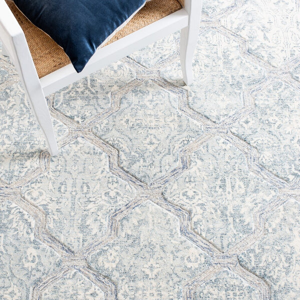 Safavieh Restoration Vintage 116 Hand Tufted 50% Wool and 50% Viscose Pile Rug RVT116M-8