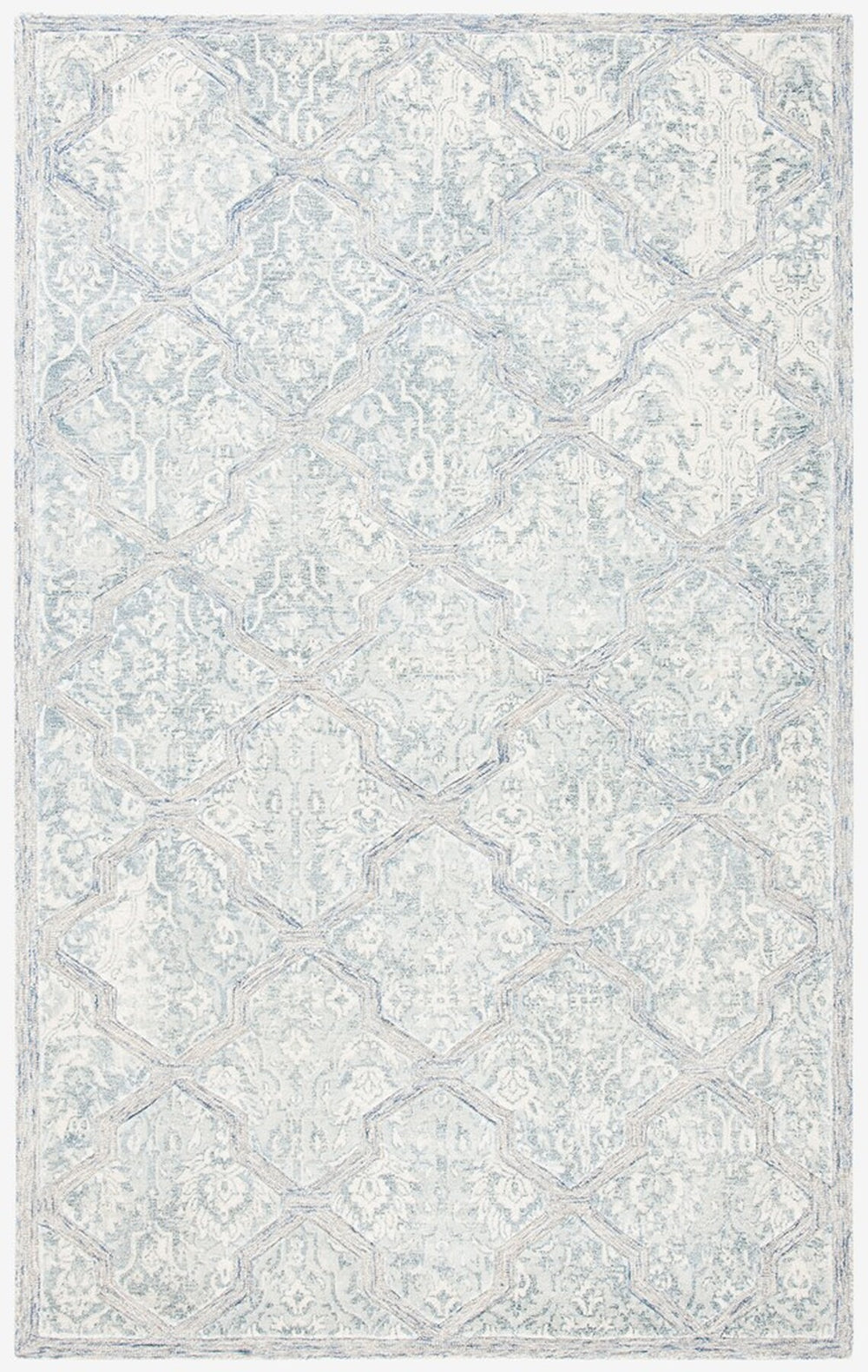 Safavieh Restoration Vintage 116 Hand Tufted 50% Wool and 50% Viscose Pile Rug RVT116M-8