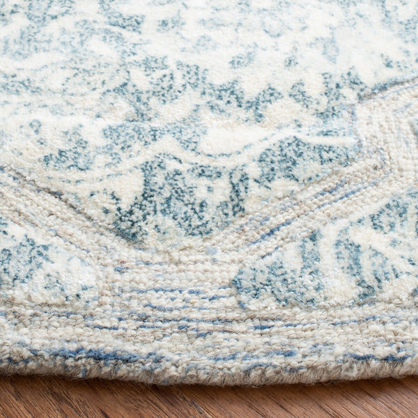 Safavieh Restoration Vintage 116 Hand Tufted 50% Wool and 50% Viscose Pile Rug RVT116M-8