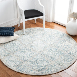 Safavieh Restoration Vintage 116 Hand Tufted 50% Wool and 50% Viscose Pile Rug RVT116M-8