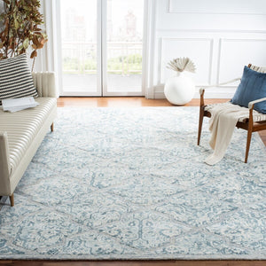 Safavieh Restoration Vintage 116 Hand Tufted 50% Wool and 50% Viscose Pile Rug RVT116M-8