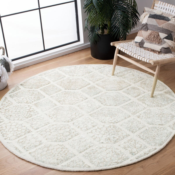 Safavieh Restoration Vintage 117 Hand Tufted 60% Viscose and 40% Wool Rug RVT117A-8