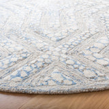 Safavieh Restoration Vintage 119 Hand Tufted 50% Wool and 50% Viscose Pile Rug RVT119M-8