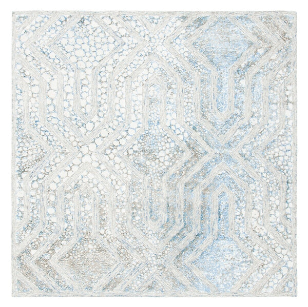 Safavieh Restoration Vintage 119 Hand Tufted 50% Wool and 50% Viscose Pile Rug RVT119M-8