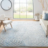 Safavieh Restoration Vintage 119 Hand Tufted 50% Wool and 50% Viscose Pile Rug RVT119M-8