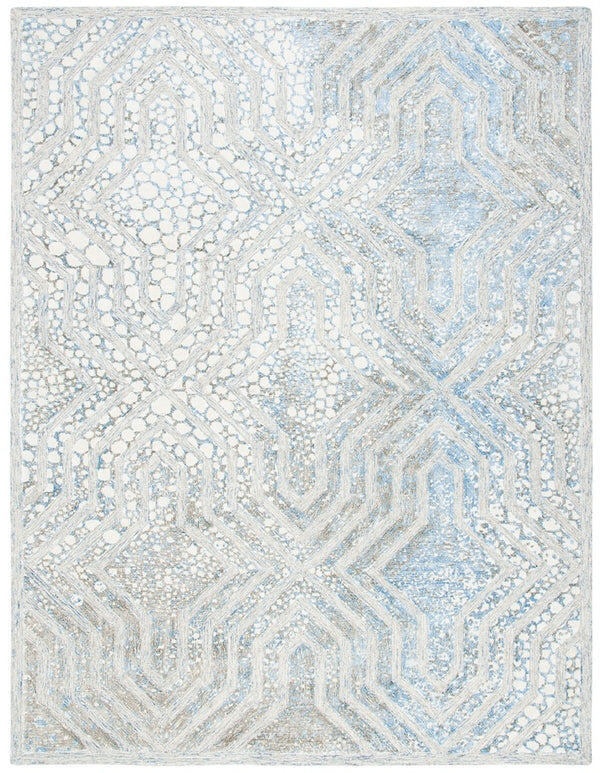 Safavieh Restoration Vintage 119 Hand Tufted 50% Wool and 50% Viscose Pile Rug RVT119M-8