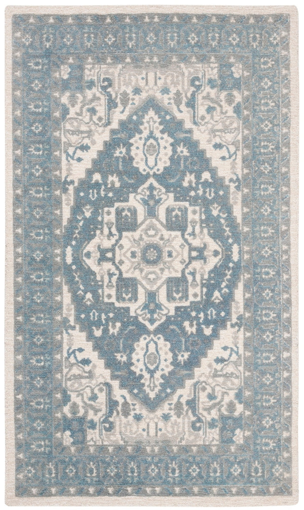 Safavieh Restoration Vintage 402 Hand Tufted Wool and Viscose Rug RVT402F-3