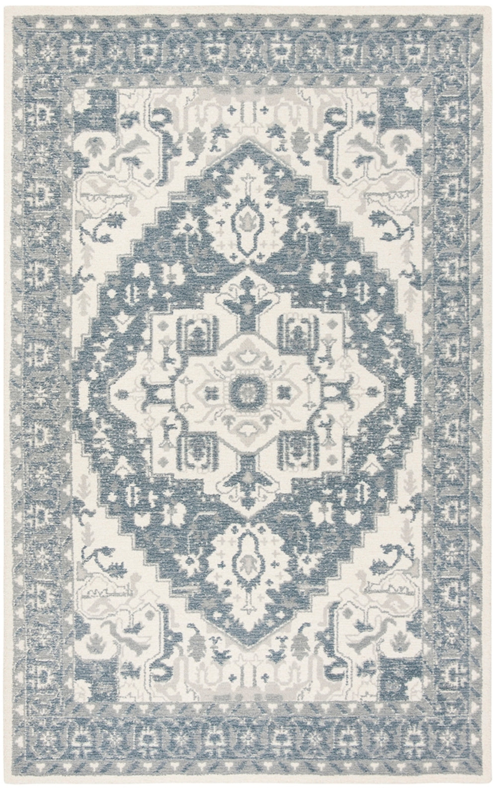 Safavieh Restoration Vintage 402 Hand Tufted Wool and Viscose Rug RVT402F-3