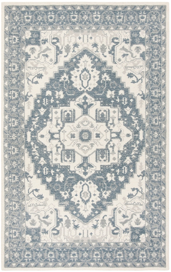 Safavieh Restoration Vintage 402 Hand Tufted Wool and Viscose Rug RVT402F-3