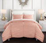 Kaiah Coral King 3pc Comforter Set