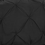 Daya Black Queen 4pc Duvet Set