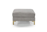 Girardi Grey Ottoman