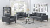 Porter Designs Keaton Upholstered Modern Sofa Gray 01-33C-01-5401